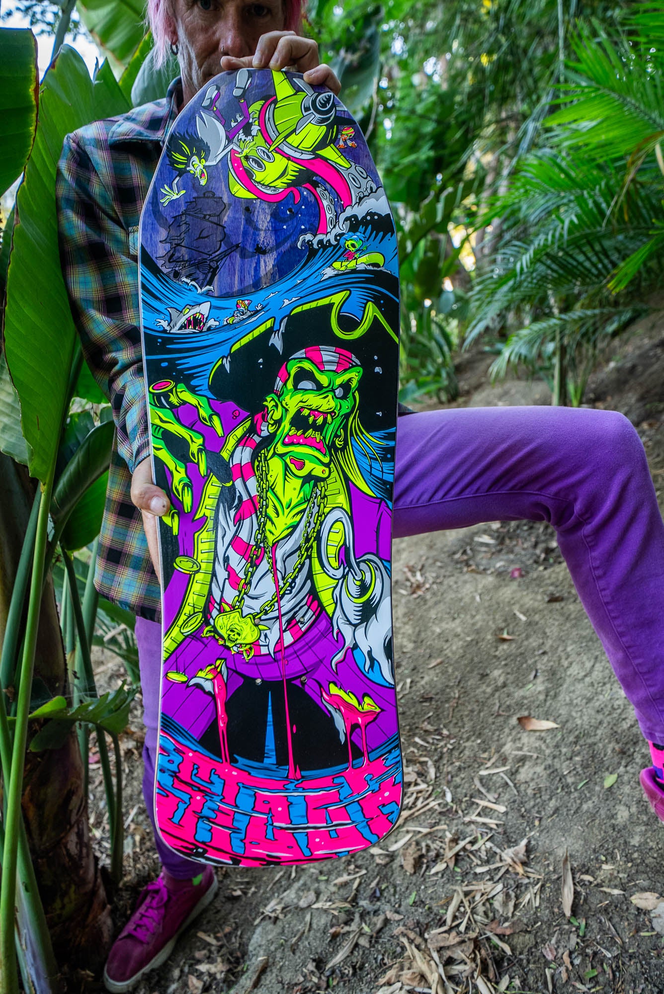 SOLD OUT - Limited Edition Staab Purple Zombie Pirate Deck 2024